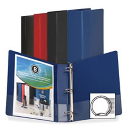 BUSINESS SOURCE Basic Round Ring Binders - Red BSN28550BD